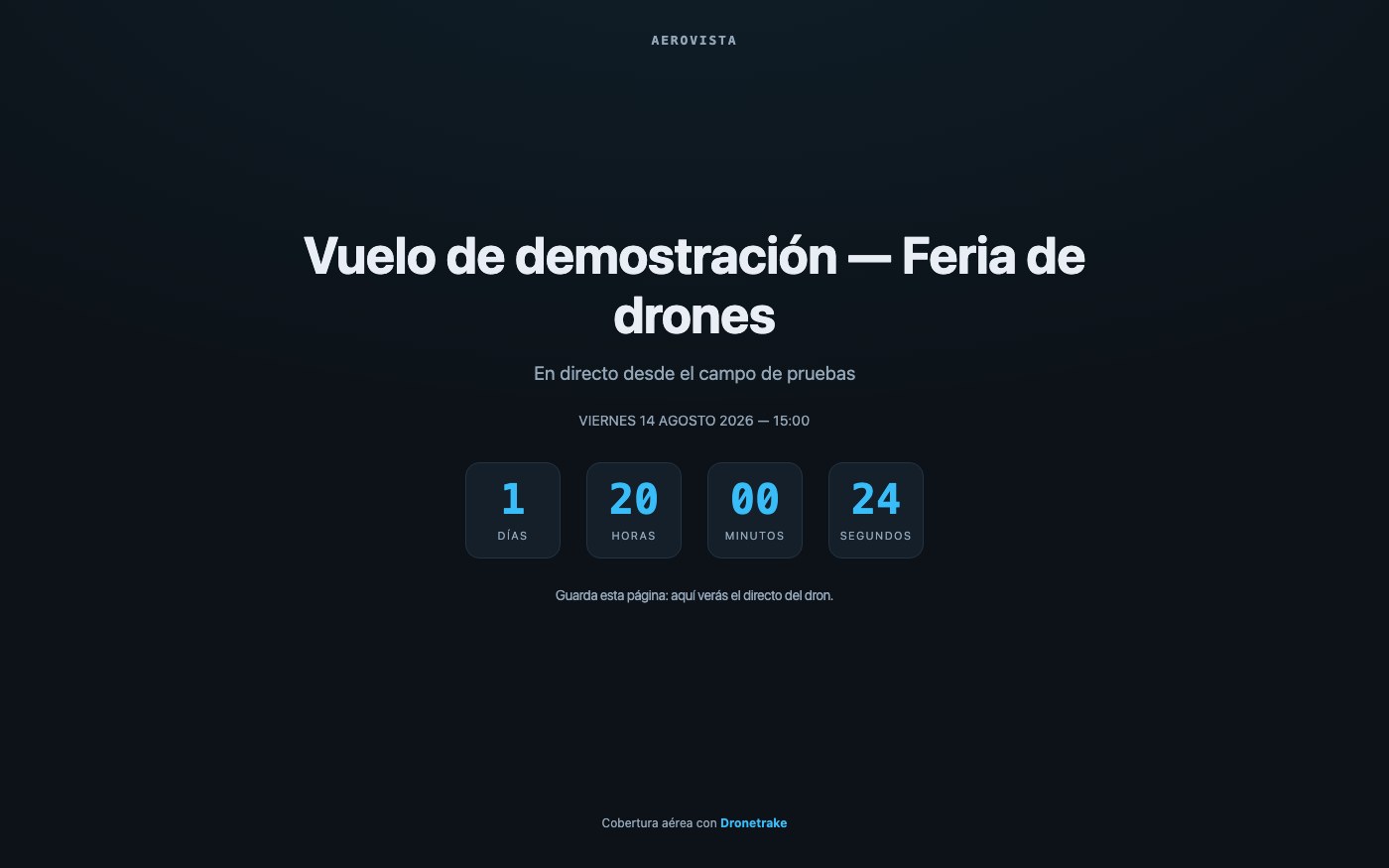 Eventos en directo, con tu marca