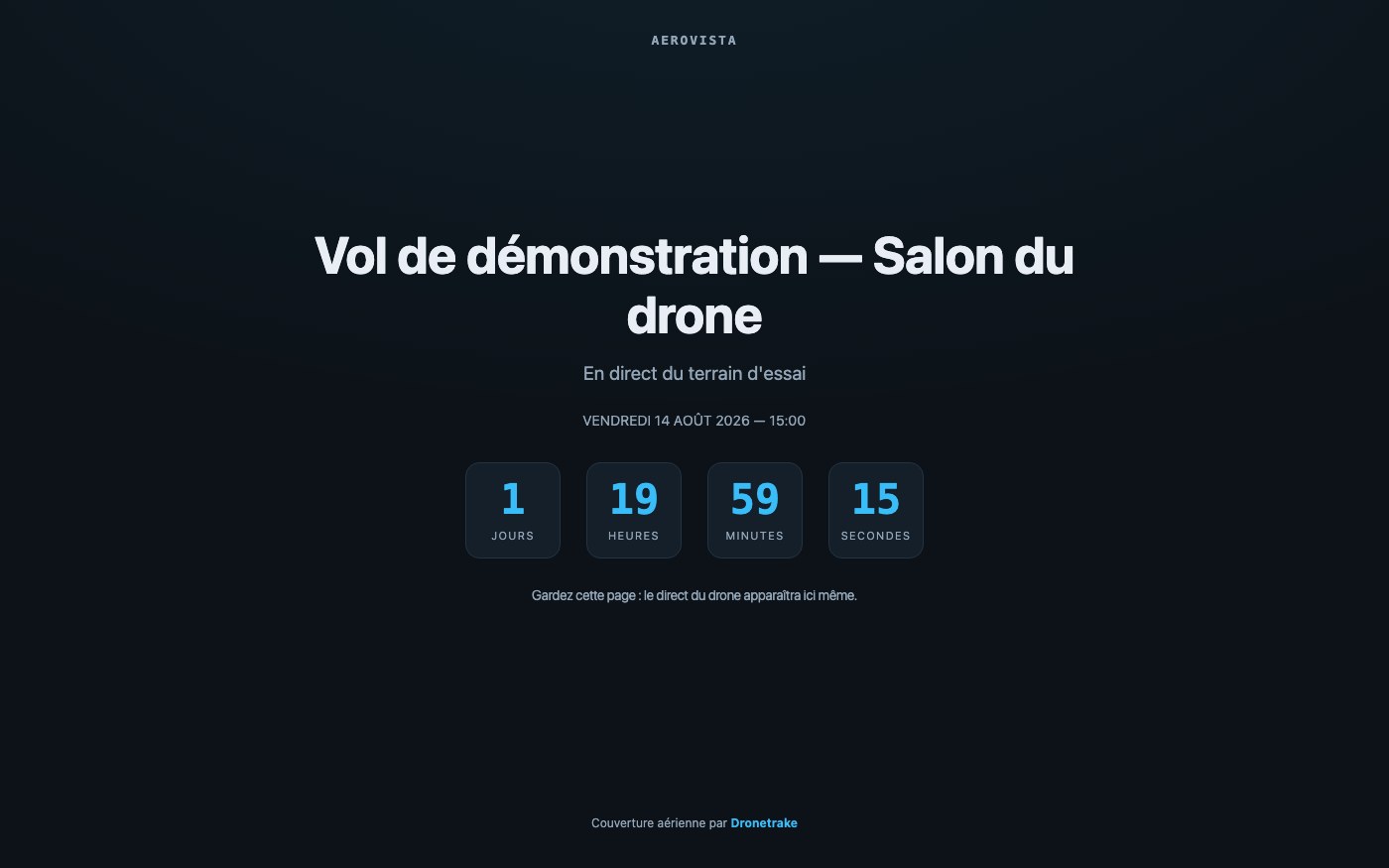 Événements en direct, à votre marque