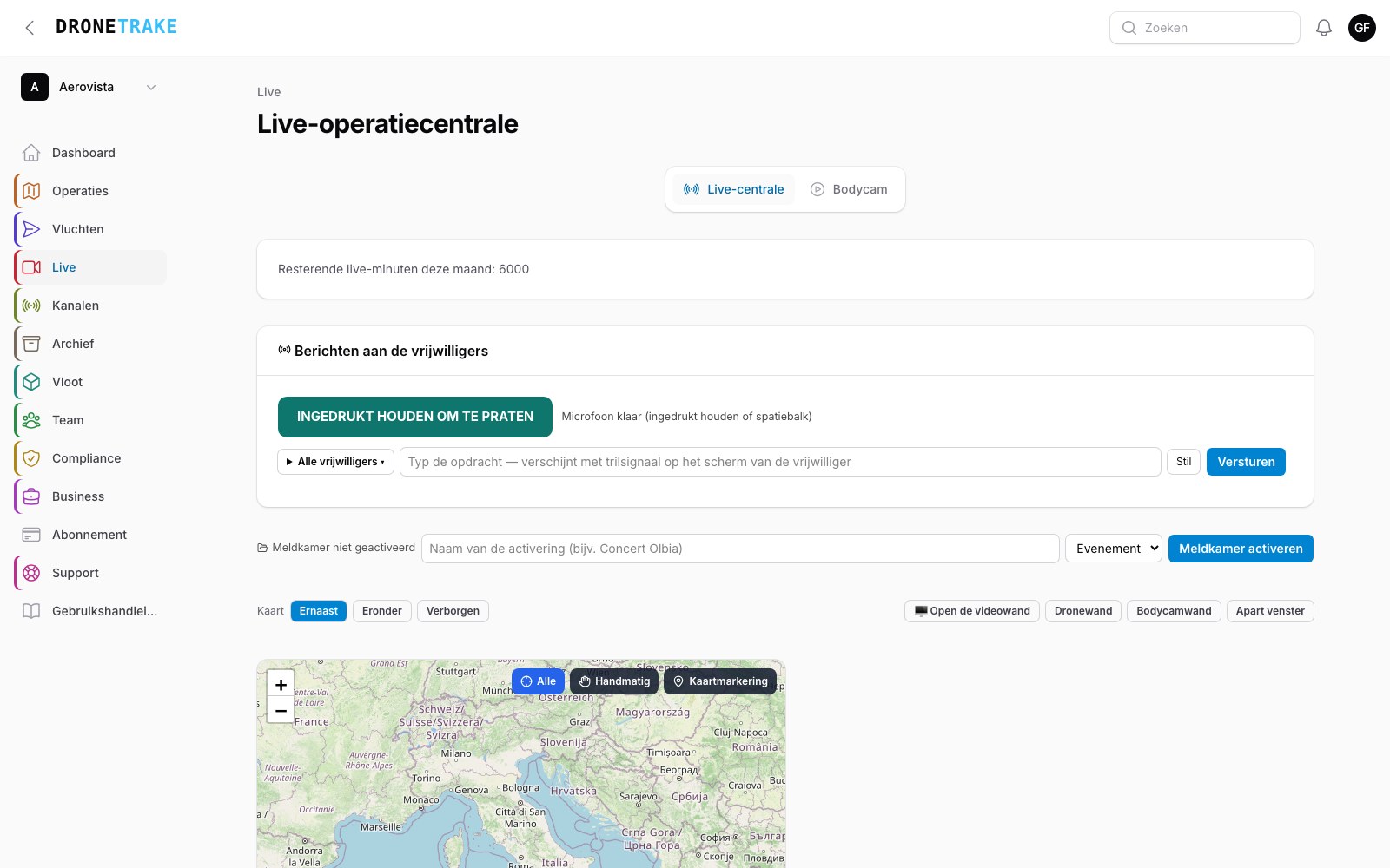 Livestreaming en opnames